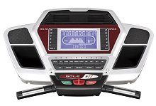 Sole F77 treadmill console